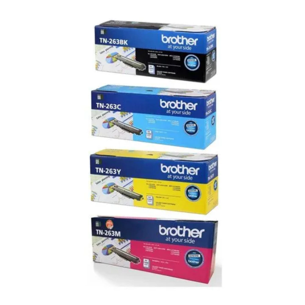 Brother TN 263 Toner Cartridge Pack Of 4