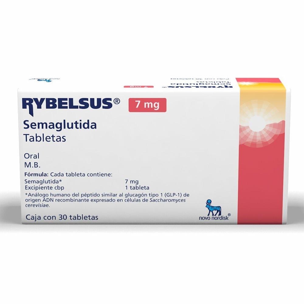 Rybelsus 7mg Tablets - Ingredients: Semaglutide (7 Mg)
