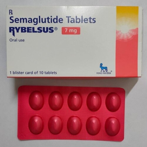 Rybelsus 7mg Tablets - Ingredients: Semaglutide (7 Mg)