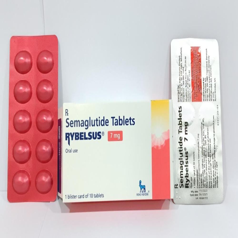 Rybelsus 7mg Tablets - Ingredients: Semaglutide (7 Mg)
