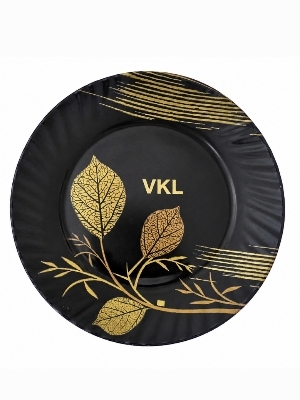 Melamine Crockery Plate Manufacture - Color: Black