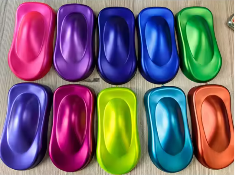 Candy Effect Powder Coating - Thermosetting Powder, Multi Candy Colors, High Gloss Metallic Finish | Excellent Adhesion, UV & Corrosion Resistant, Electrostatic Spray Application