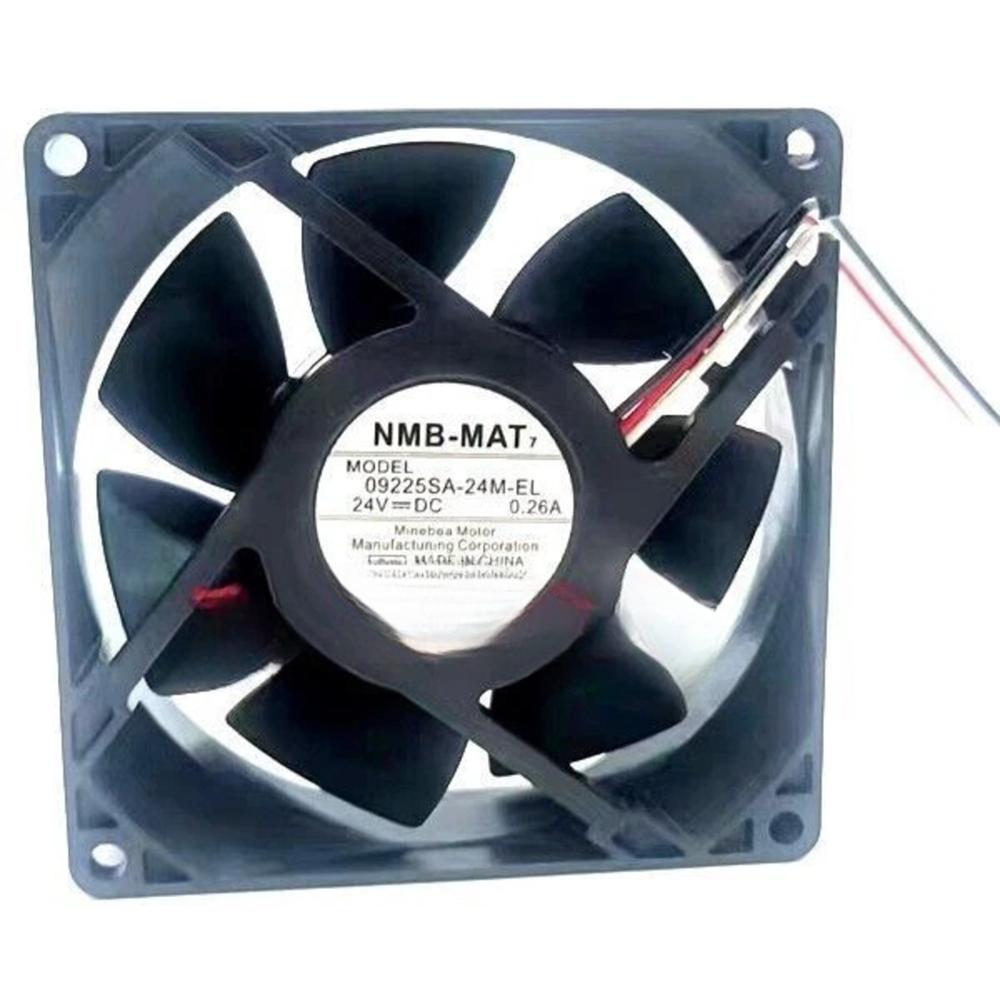 NMB-MAT 09225SA-24M-EL 24V DC 0.26A 9225mm Ball Bearing Industrial Axial Cooling Fan