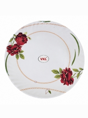 11 Inch Melamine Full Plate 11 Inch - Color: Red