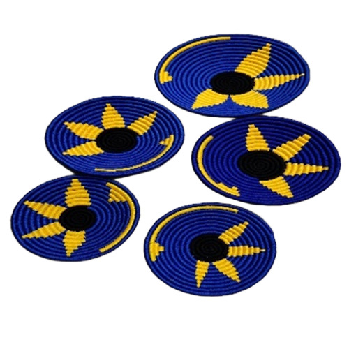 S5 Golden Star Wall Basket