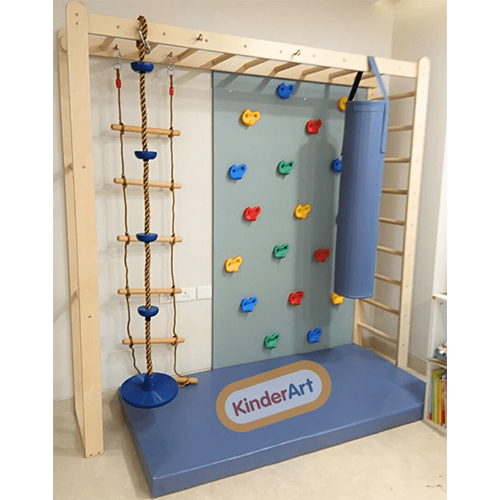 Wall Ladder - Capacity: Supports Childrens Weight (Generally Around 80-100 Kg)