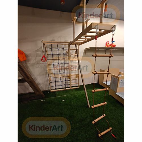 Wall Ladder - Capacity: Supports Childrens Weight (Generally Around 80-100 Kg)