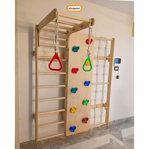 Wooden Jungle gym