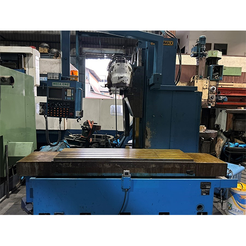 YCM-180U Used Bed Milling Machine - Steel, 3500x2200x2300mm, Blue | 3-Axis, Rigid Structure, Automatic Feed, Centralized Lubrication