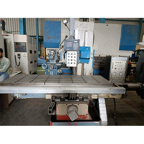 2000 Used Bed Milling Machine - 2000mm x 800mm Table, Blue/Grey, ISO 50 Spindle | Robust Bed Design, Integrated Coolant, High-Precision Milling
