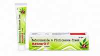 20 Gm Ketoconazole And Fluticasone Cream - Brand Name: Ketzoril-f