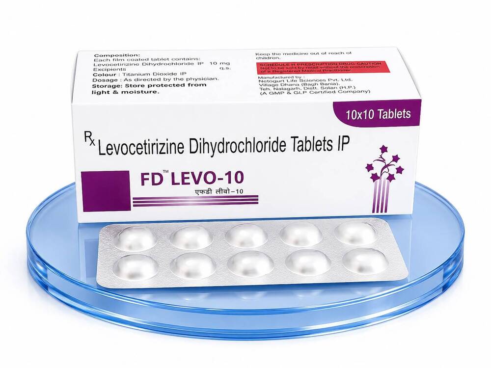 10 MG Levocetirizine Dihydrochloride Tablet