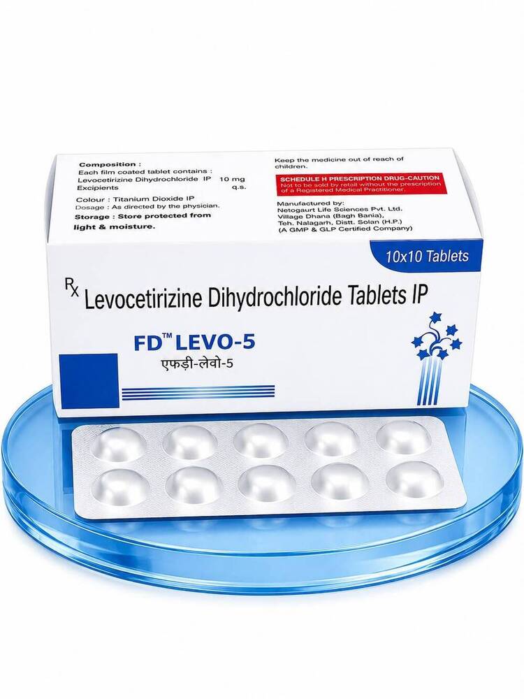 5 MG Levocetirizine Dihydrochloride Tablet