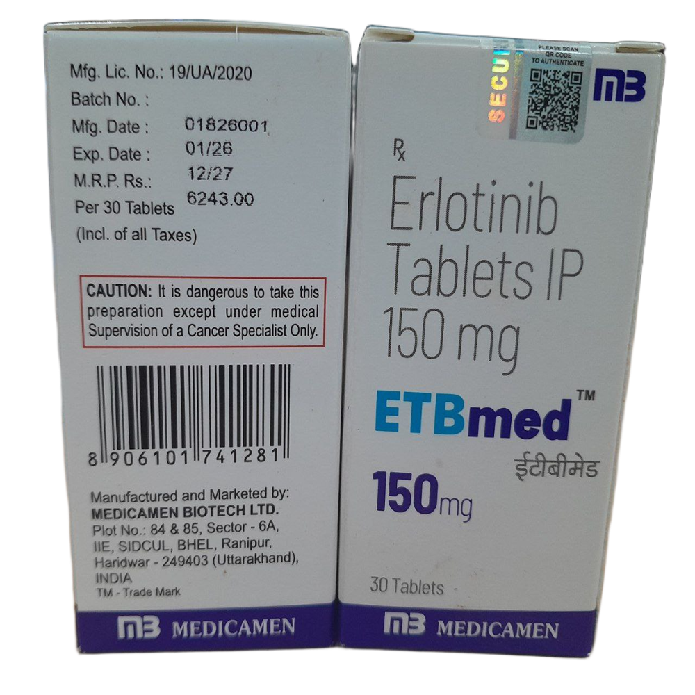 Etbmed 150mg - Erlotinib Tablets