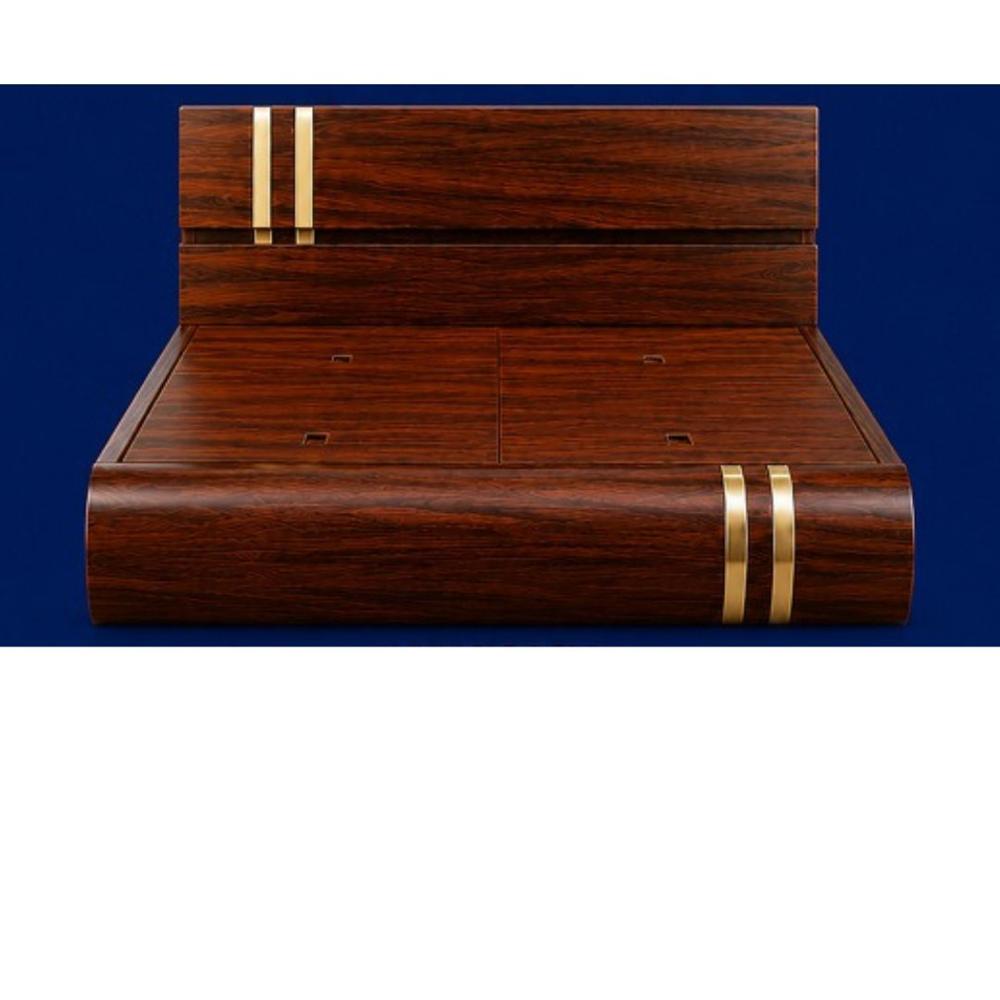 walnut crest wooden storage bed(6x6.5)