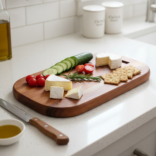 Acacia Wood Chopping Board - Capacity: N/A (Flat Surface) Pcs/Hr