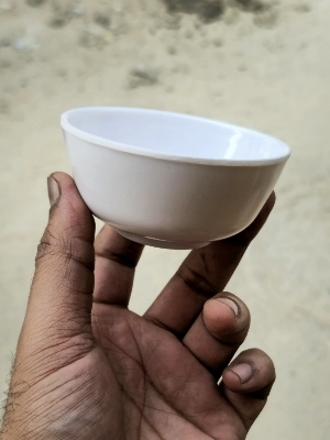 Catering Bowl 4 Inch Baati Katori - Color: White
