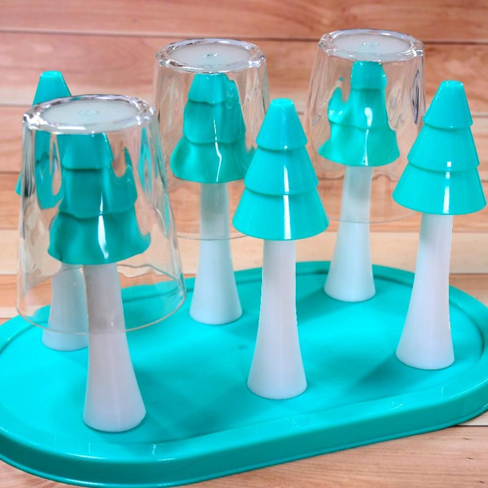 Plastic Glass Stand Antique Tumbler Holder for Kitchen & Dining Table