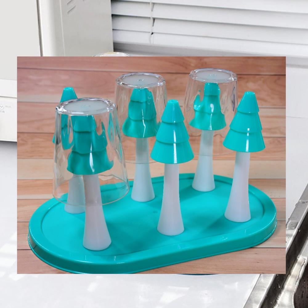 Plastic Glass Stand Antique Tumbler Holder for Kitchen & Dining Table
