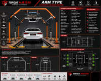 Arm Type Automatic Car Wash Machine - Color: Black & Orange