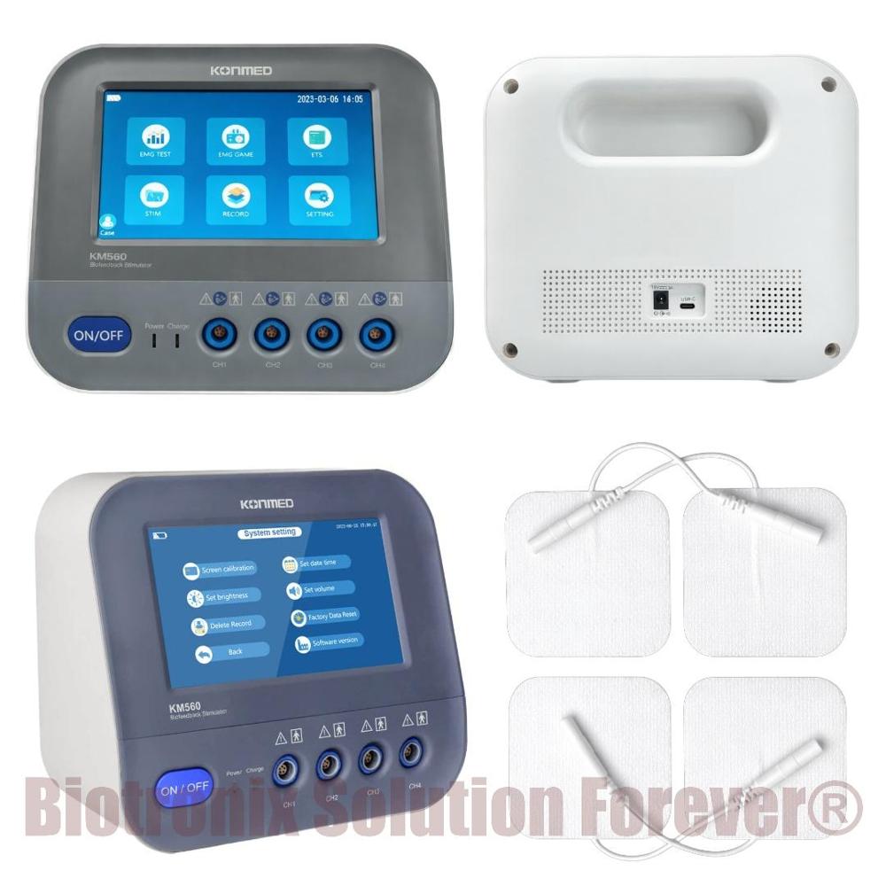 Konmed KM-560 EMG Biofeedback Device with ETS, FES & NMES