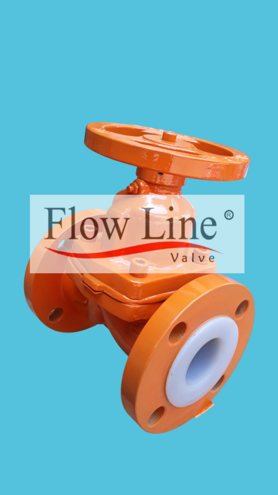 Pfa Lined Diaphragm Valve - Material: Cast Iron