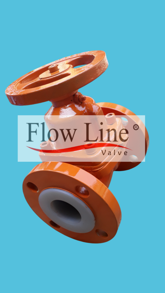 Pfa Lined Diaphragm Valve - Material: Cast Iron
