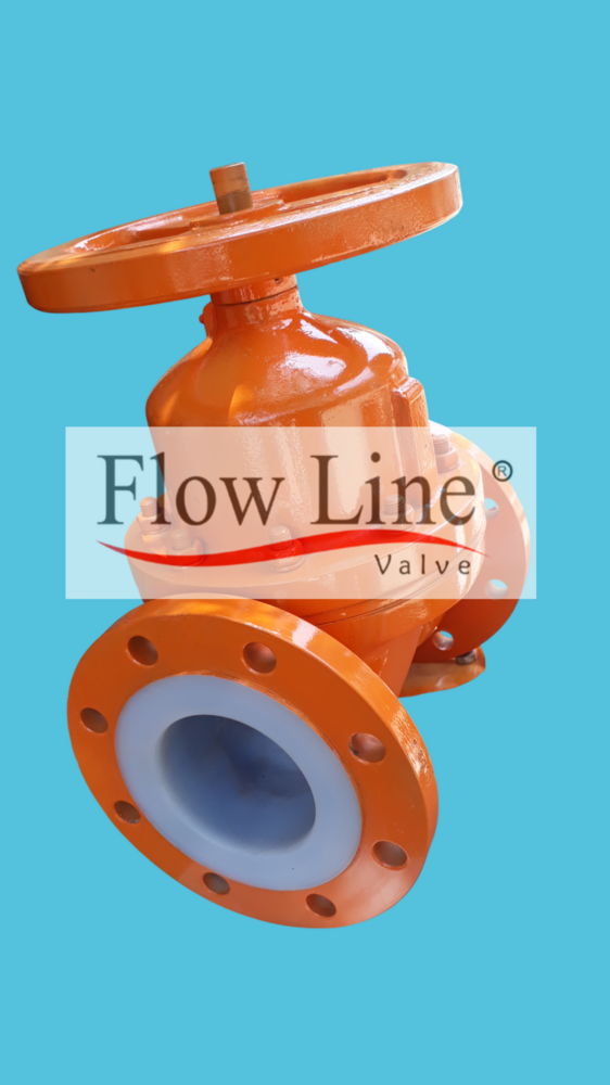 Pfa Lined Diaphragm Valve - Material: Cast Iron
