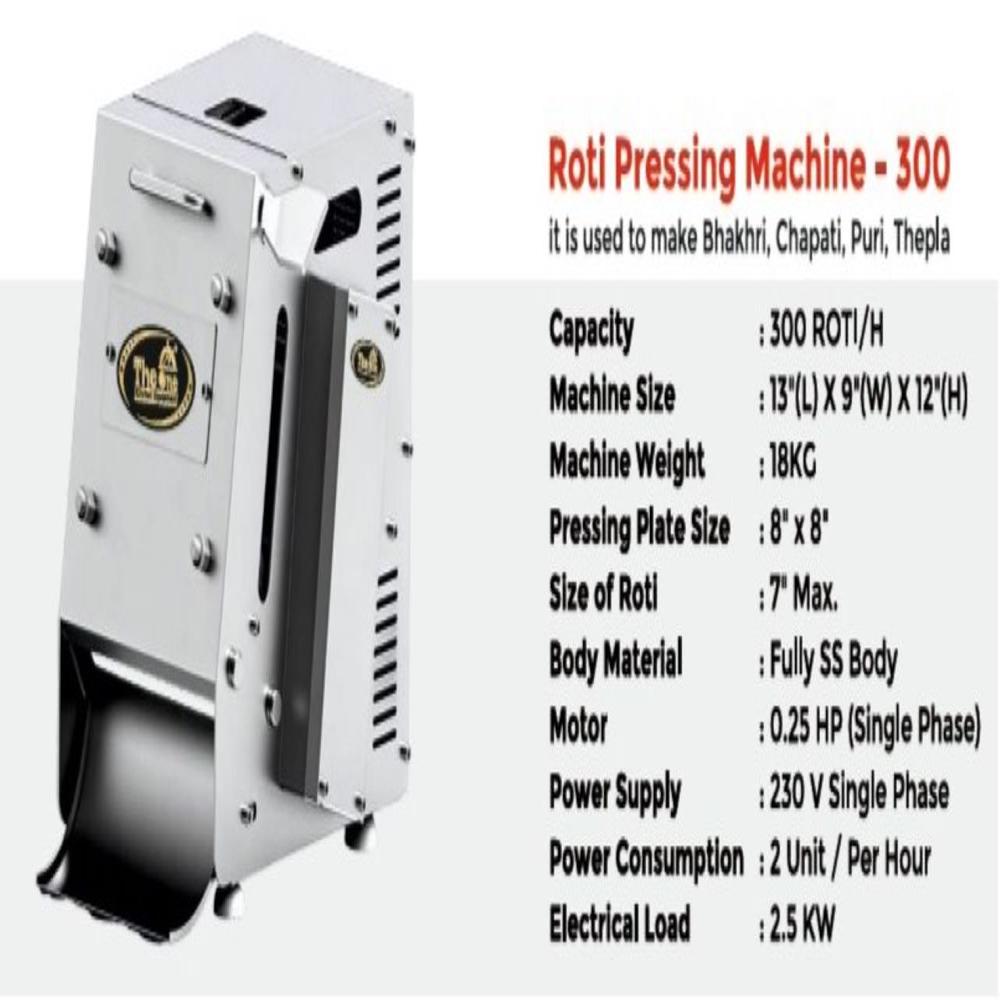 Roti Pressing Machine - 300