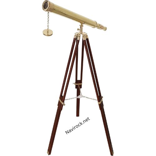 Shiny Brass Nautical Single Barrel Marine Telescope