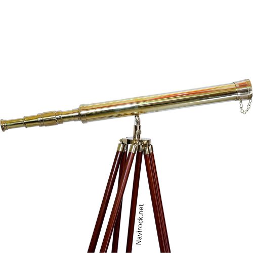 Shiny Brass Nautical Single Barrel Marine Telescope