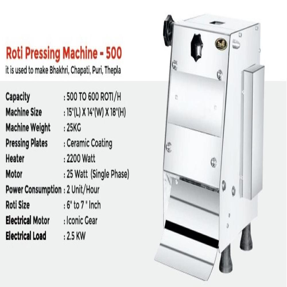Roti Pressing Machine - 500