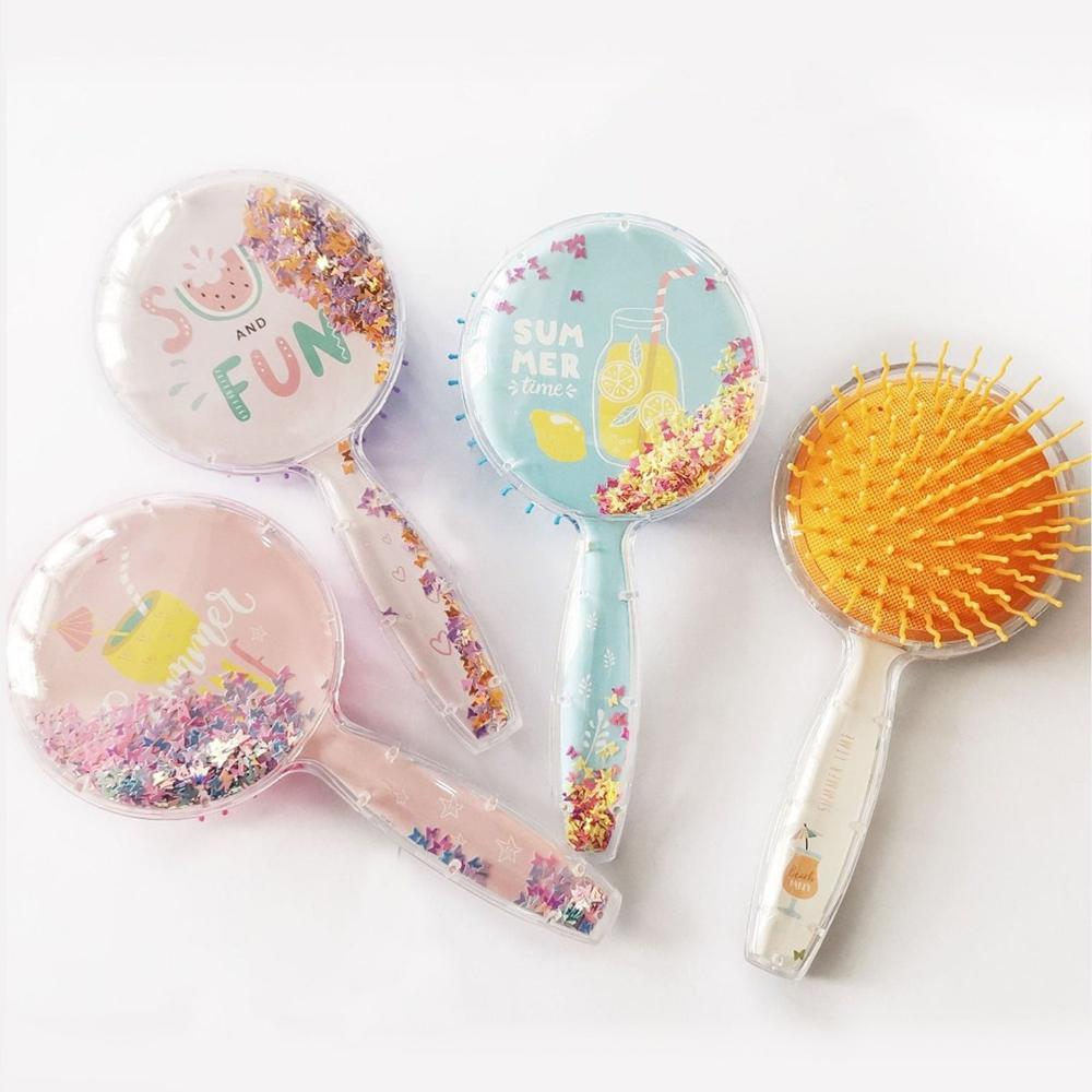 Hair Brush for Kids Detangling Anti-static Soft Massage for Braids Curly Straight