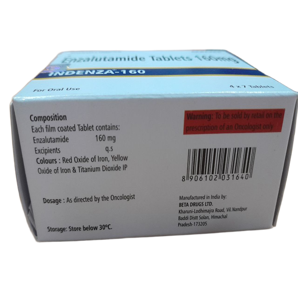 Indenza 160mg - Enzalutamide Tablets