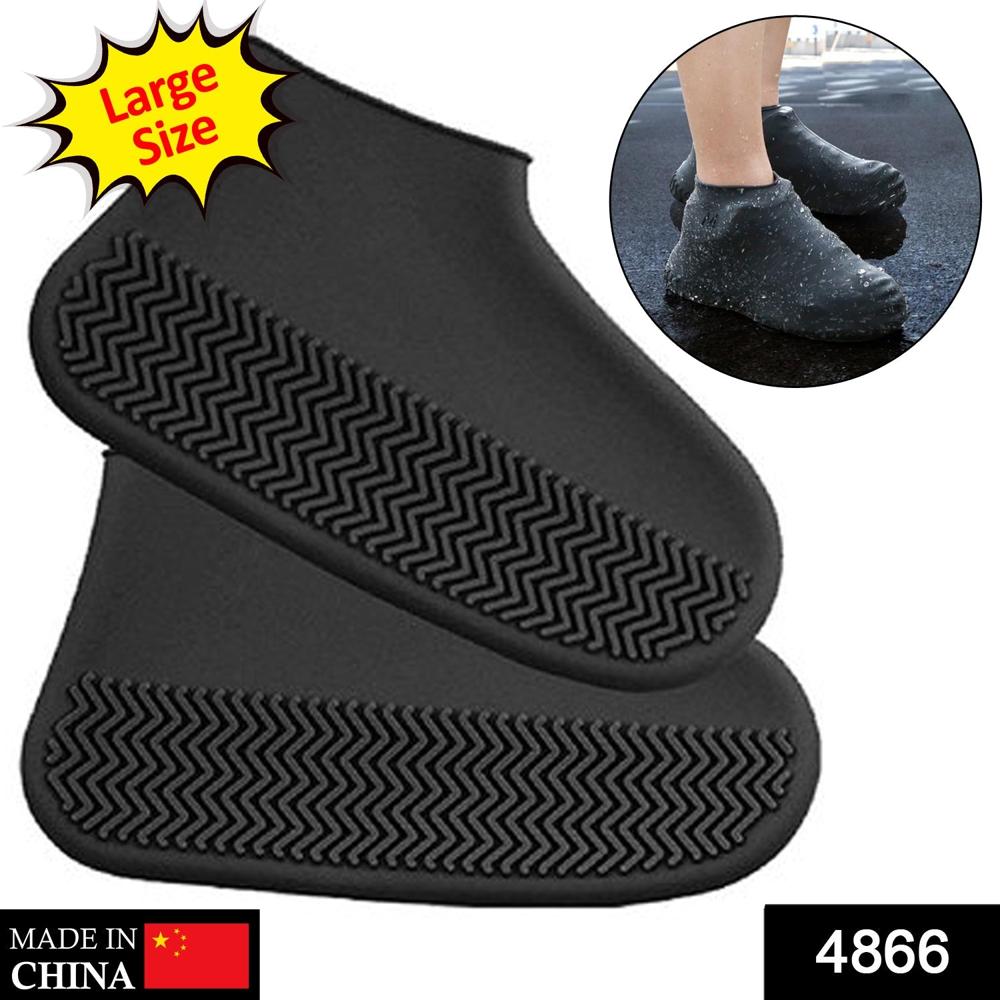Non-Slip Silicone Rain Anti skid Waterproof Fordable Boot Shoe Cover (Mix Color)