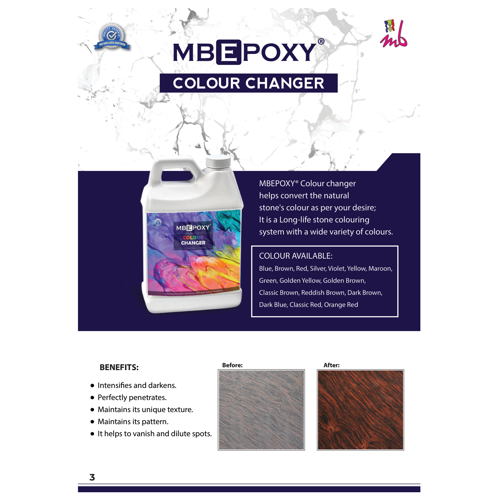 Epoxy Colour Changer - Density: 1.10 Gram Per Cubic Centimeter(g/cm3)