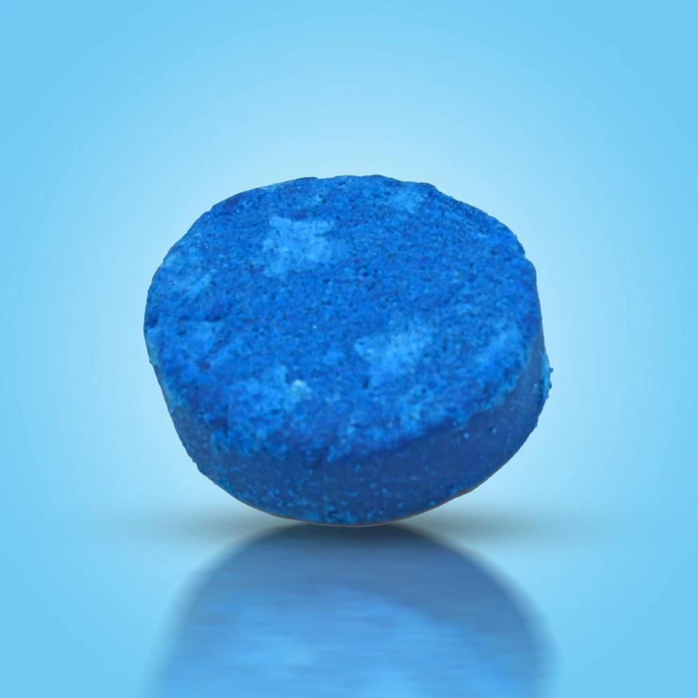 Blue Bubble Toilet Cleaning Tablets Powerful Decontamination (12 Pc)