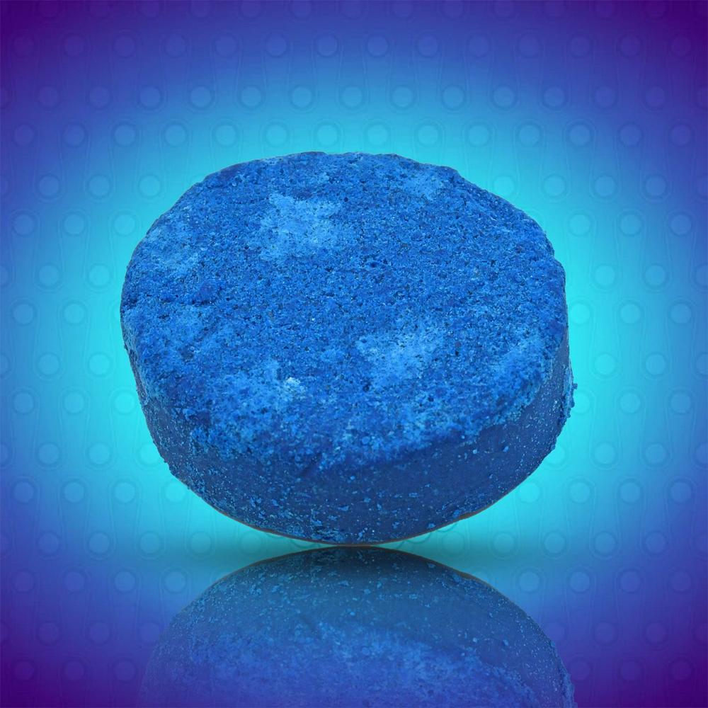 Blue Bubble Toilet Cleaning Tablets Powerful Decontamination (12 Pc)