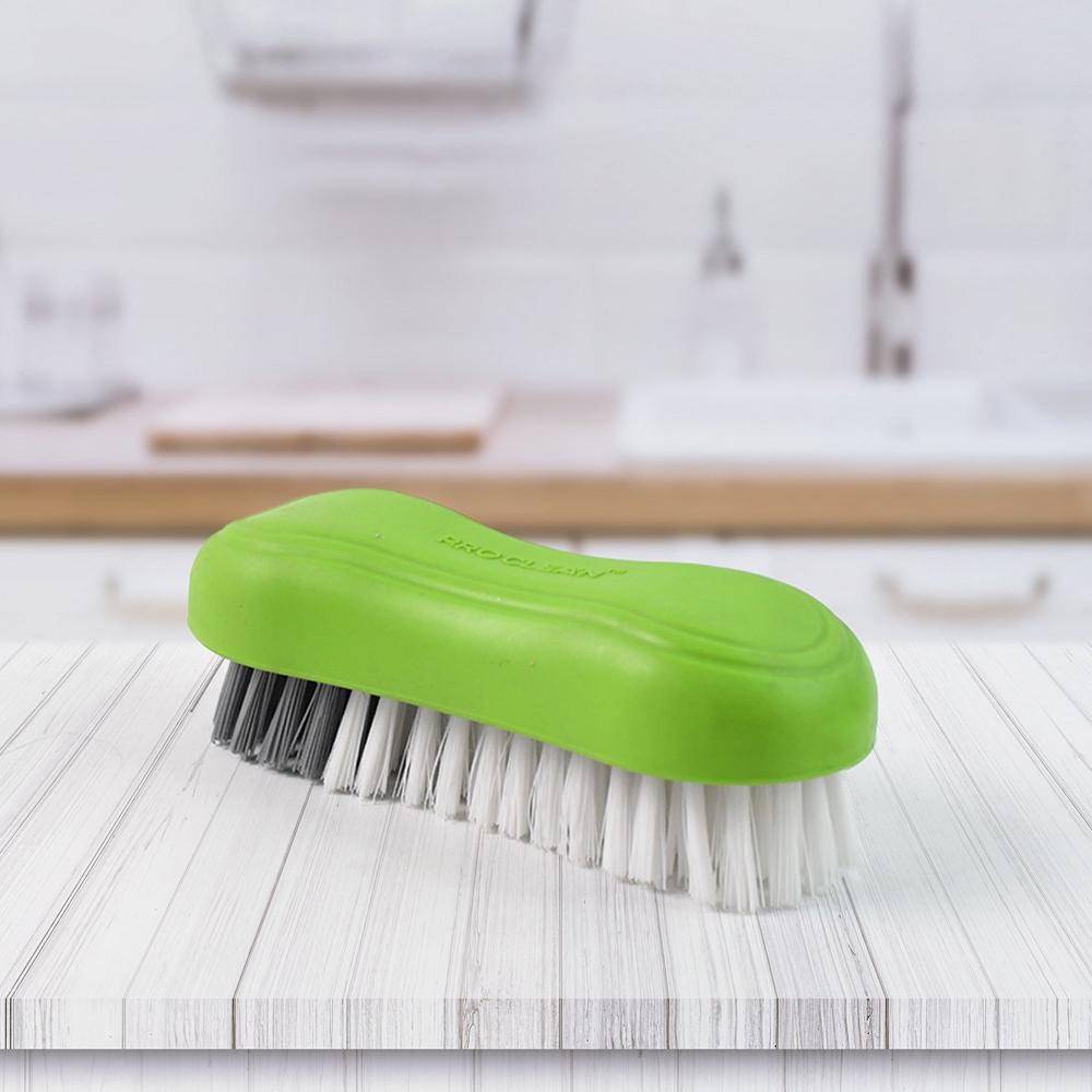 Pro Clean Multi-Purpose Cloth Washing Brush with Plastic Handle (1 Pc)