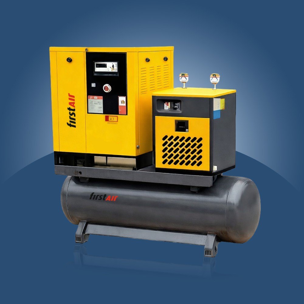 Screw Air Compressor - Air Flow Capacity: Model Dependent Cubic Meter Per Hour (M3/h)