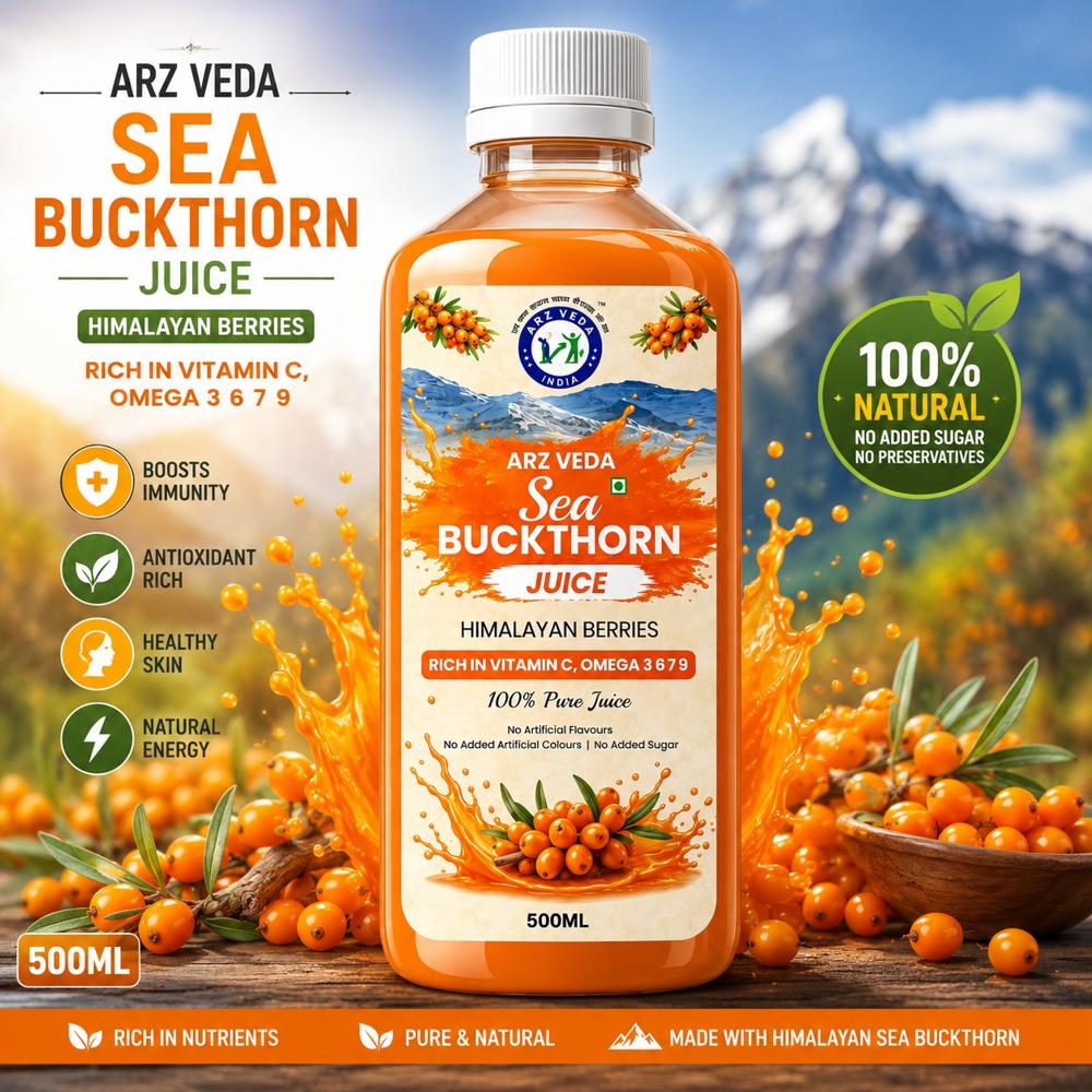 Arz Veda Sea Bukthorn Juice - Age Group: Suitable For All Ages