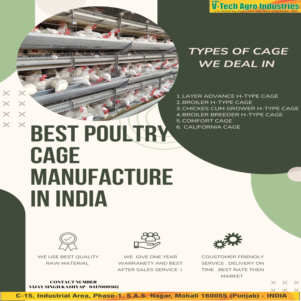 Portable GI Wire Poultry Cage