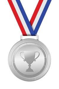 silver plated medal