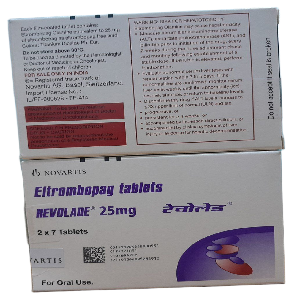 Revolade 25mg - Eltrombopag Tablets
