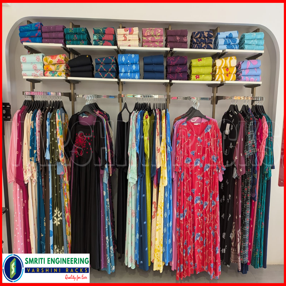 Textile Display Rack For Garments - Capacity: 50 Kg