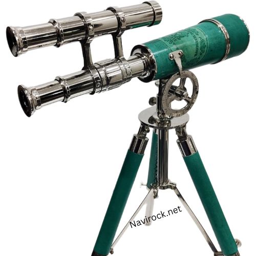 Brass Chrome Finish Nautical Vintage Telescope For Table Decorative