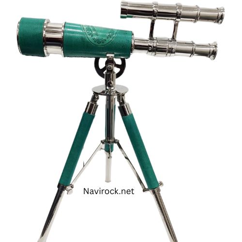 Brass Chrome Finish Nautical Vintage Telescope For Table Decorative