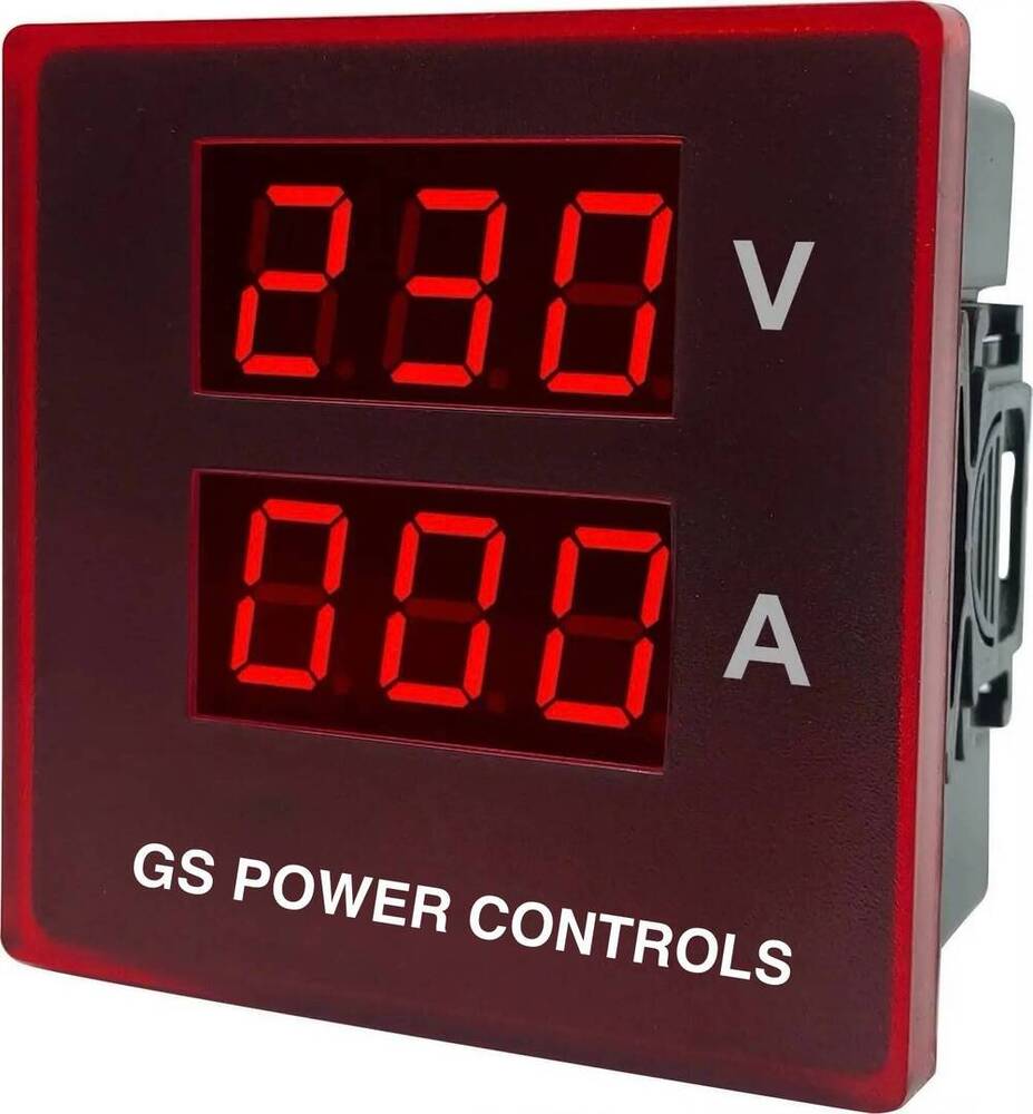 Digital Double Display Volt Amp Meter