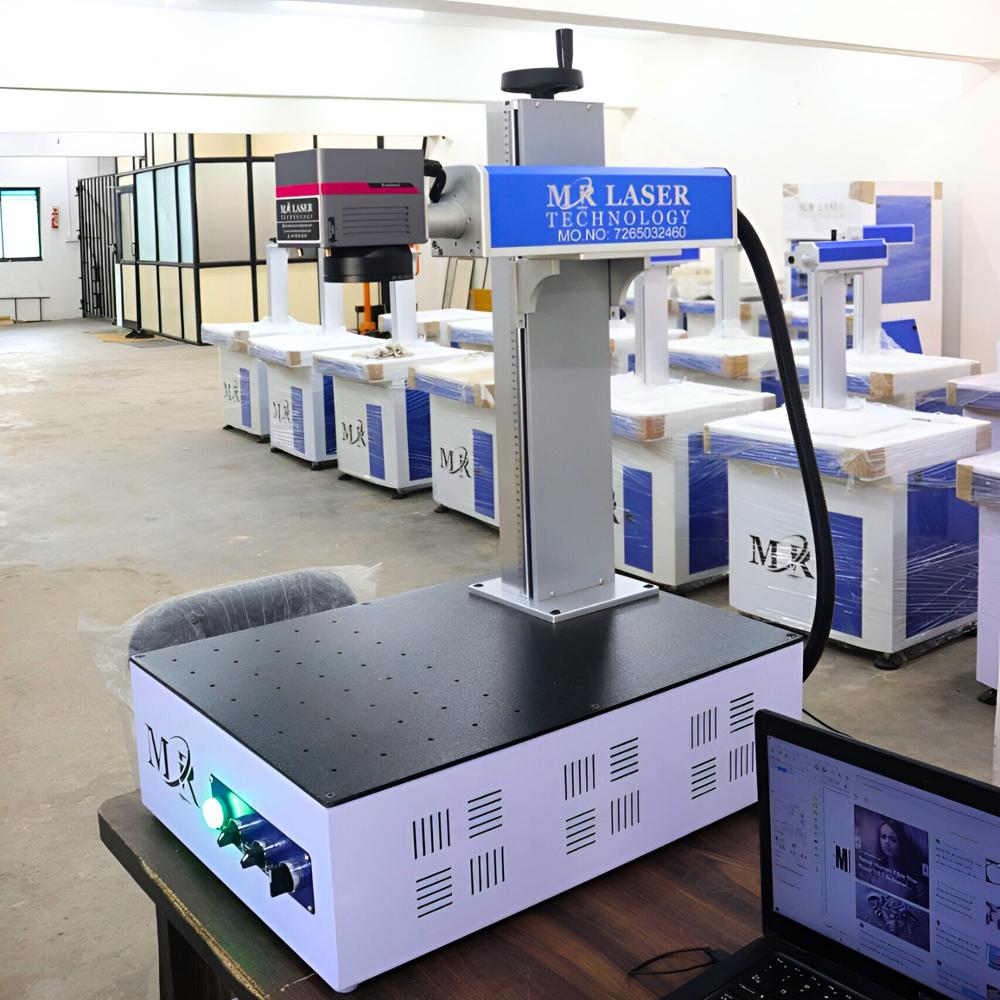 PORTABLE Semi-Automatic Laser Marking Machine