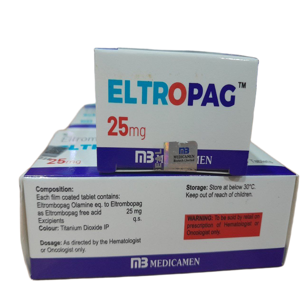 Eltropag 25mg - Eltrombopag Olamine Tablets
